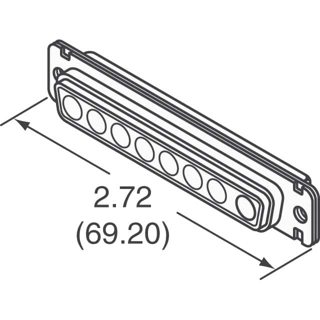 L717TWC8W8P Amphenol ICC (Commercial Products)  D-Sub D-Shaped Connector Housings